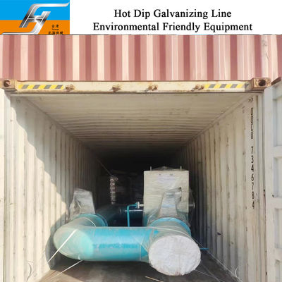 High Efficiency Heat Exchange Residual Heat Recovery System for Environmentally Friendly Hot Dip Galvanizing Line with Customized Design