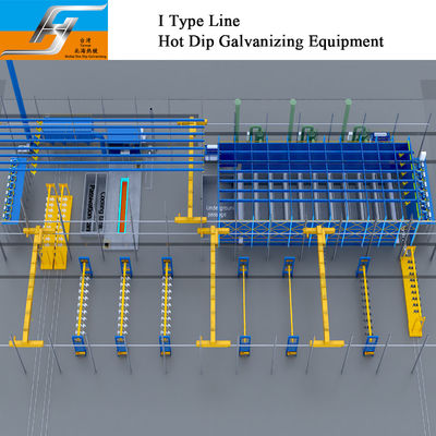 गुणवत्ता  I Type Hot Dip Galvanizing Equipment Production Line फैक्टरी